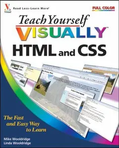 USED-Teach Yourself Visually HTML and CSS by Mike Wooldridge (Paperback)