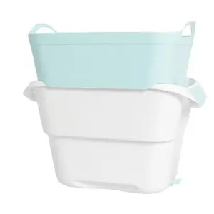 Strucket Interlocking Strainer Bucket with Plug