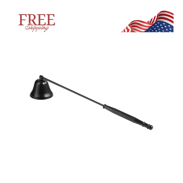 Candle Snuffer Extinguisher with Long Handle, Polished Stainless Steel