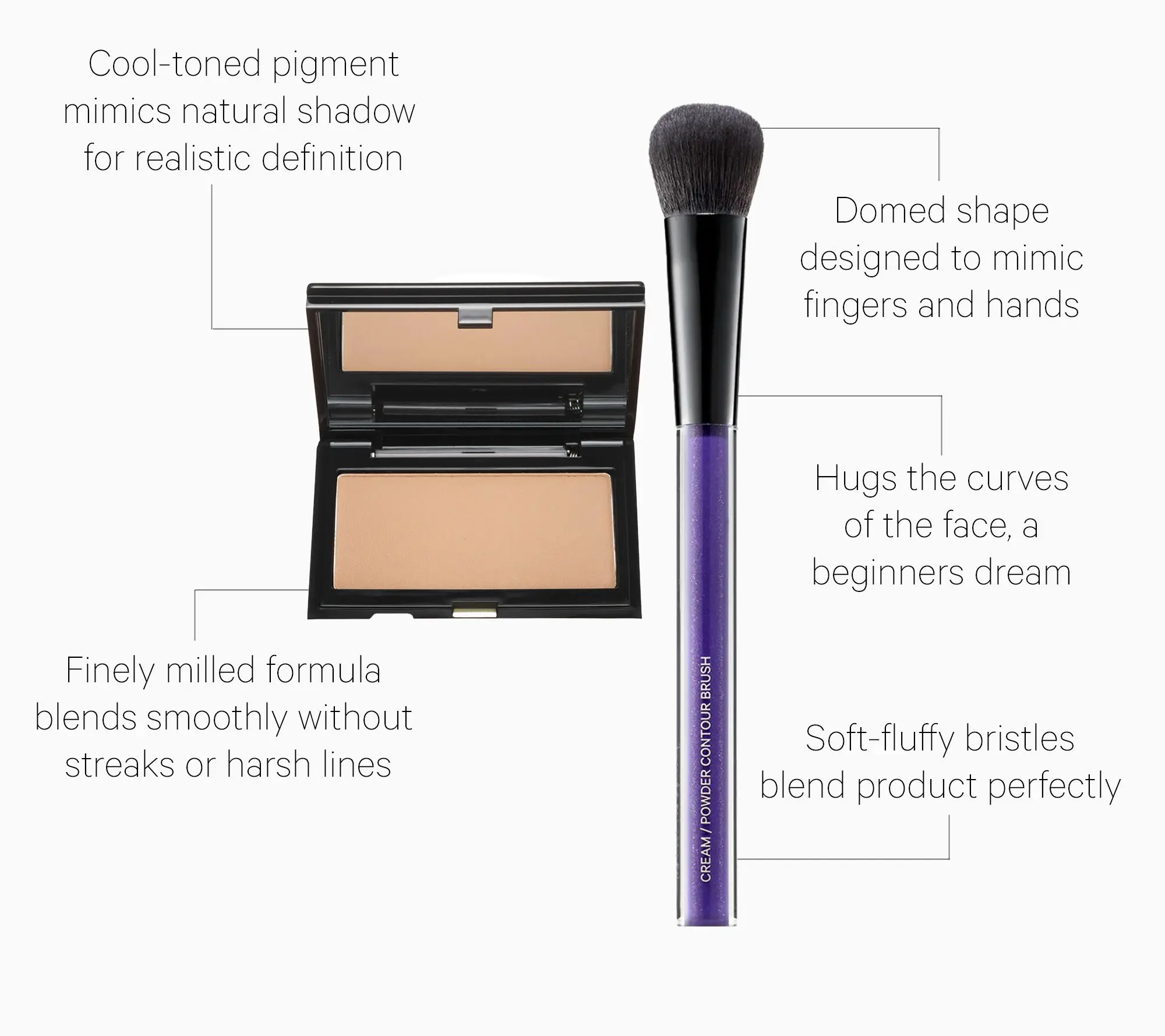 Kevyn Aucoin Sculpting Contour Powder with Brush