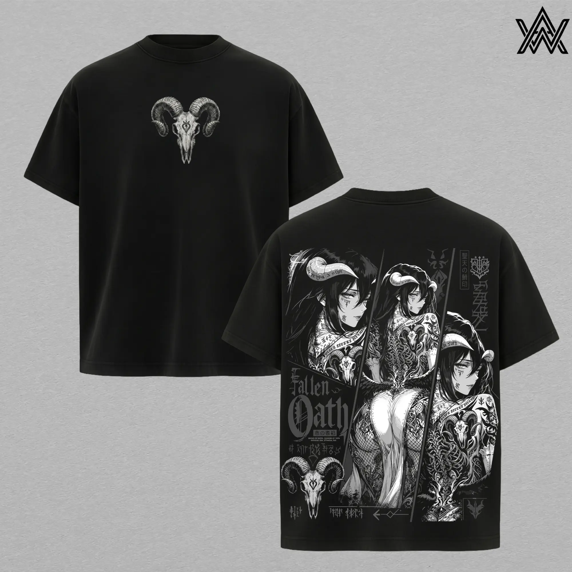 Albedo Tee – Overlord Anime Manga T-Shirt, Guardian Overseer Graphic Tee, Unisex Oversized Casual Shirt, Great Tomb of Nazarick Anime Tee, Succubus Queen Manga Shirt, Dark Fantasy Anime Streetwear Tee, Gift for Overlord Fans