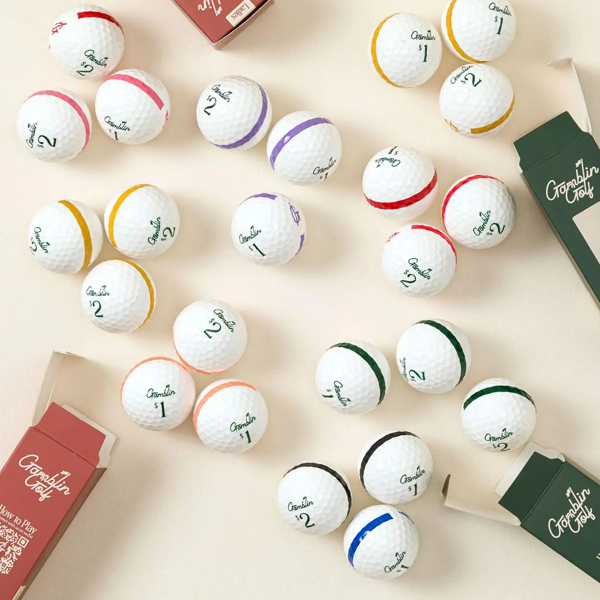 Gamblin' Golf Balls