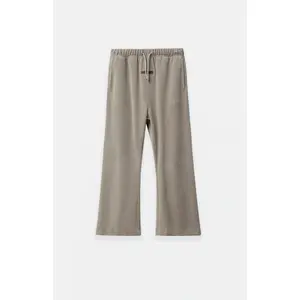 Fear of God ESSENTIALS Men's Kids Smoke Grey Velour Flare Sweatpants