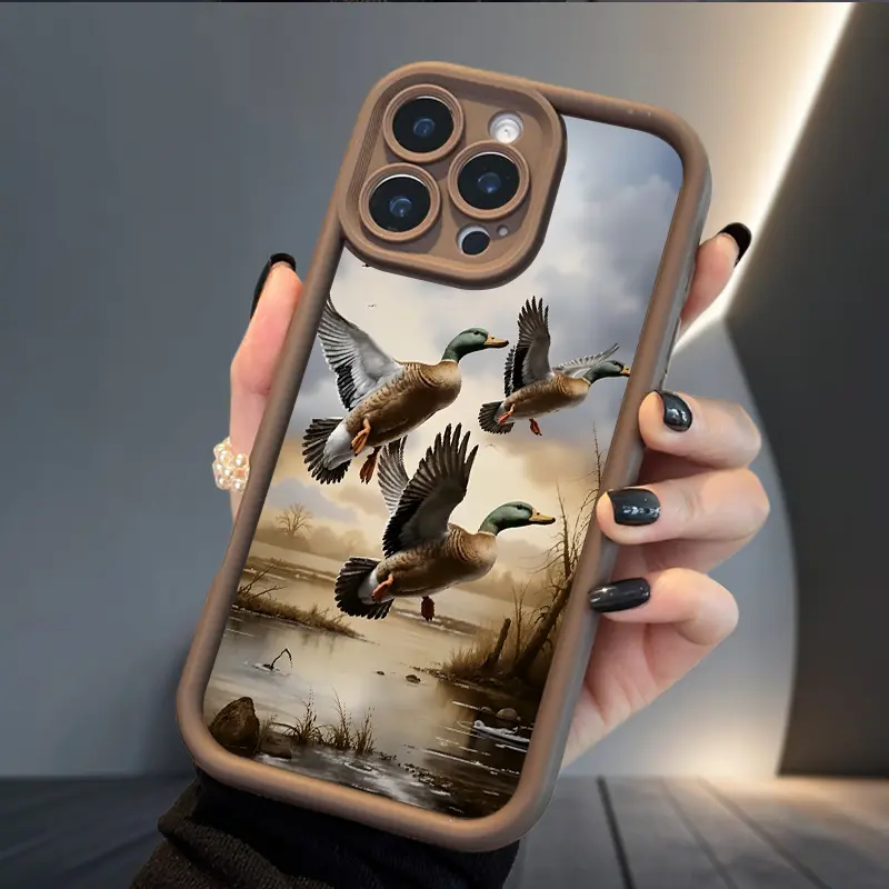 Mallard Duck Customized Drop-Safe TPU Casing - Durable Soft Matte Phone Case, Rugged Back Cover with Lens Protection, Shockproof for iPhone 17 Air,16,16e,15,14,13,12,11 Pro Max Plus,X,XS Mobile Accessories