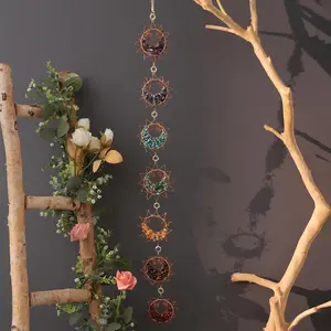 Crystal Sun Catcher, 1 Count Colorful Sun Catcher, Garden Window Sun Catchers, Hanging Decoration for Home Living Room, Hanging Ornaments, Valentine's Day Gift for Friend