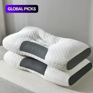 2PC  Ergonomic High-Volume Neck Pillow Set, Cool Slow Rebound Relief for Neck Pressure, Suitable for Side Sleepers and Back Sleepers