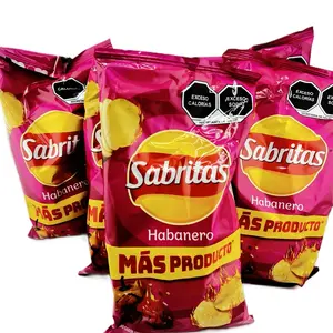 5PACK SABRITAS HABANERO MEXICAN CHIPS Snack Crispy