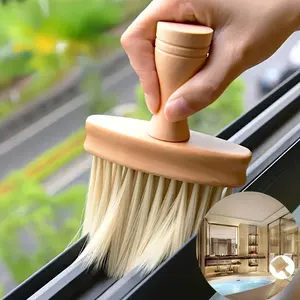Window Groove Cleaning Brush, 2pcs Multifunctional Window Track Cleaning Brush, Durable Plastic Household Cleaning Tool for Home and Hotel Use