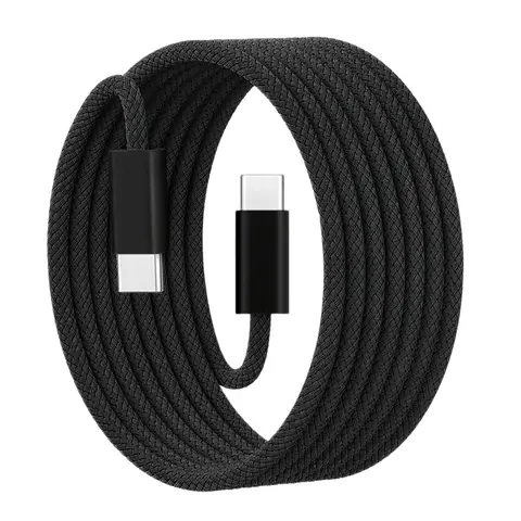 60W USB-C to USB-C Cable, Super Fast Charging Type-C Cable, Compatible with iPhone 16/15 Pro, Galaxy S24/S23, iPad Pro/Air and MacBook Pro, Phone Charger Cord Type C
