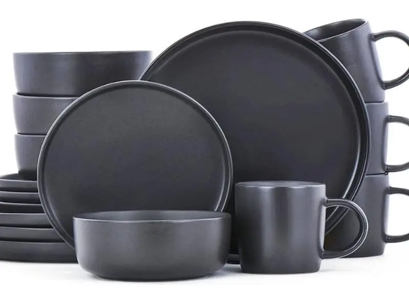 ONE of ONE Stoneware Dinnerware Set 16 Pieces - Service for 4