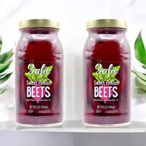 2 - Pack Safie's Homestyle Sweet Pickled Beets - 26oz. All Natural