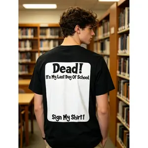Last Day Of School Keepsake T Shirt Expressing Post Exhaustion And Final Memories