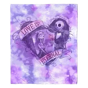 The Nightmare Before Christmas Blanket Soft Flannel Blanket for Sofa Bed Warm Lightweight for Boys Girls Adults 50 inches X 40 inches