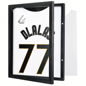 1-Piece Sports Jersey Display Rack - Black Modern Minimalist Design - High-Quality Material, Suitable for Football Jerseys, Retired Jerseys, Soccer and Basketball Fans' Souvenirs, Jerseys and Collectibles