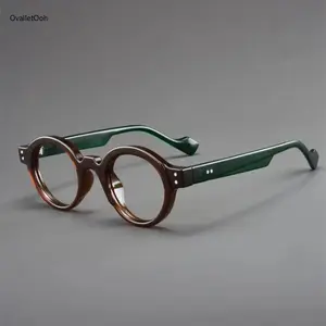 2026 Retro Round Tortoiseshell Glasses, Unisex Vintage Optical Frames, Lightweight Stylish Eyewear for Daily Wear