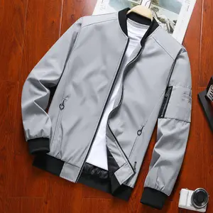Men's Lightweight Casual Trench Coat Jackets - Mensfashion Longsleeve Plain Fitted Slim Silhouette, Spring & Autumn Stand Collar Windbreaker with Multiple Pockets, Ideal for Hiking & Camping, Winter-Ready Outerwear