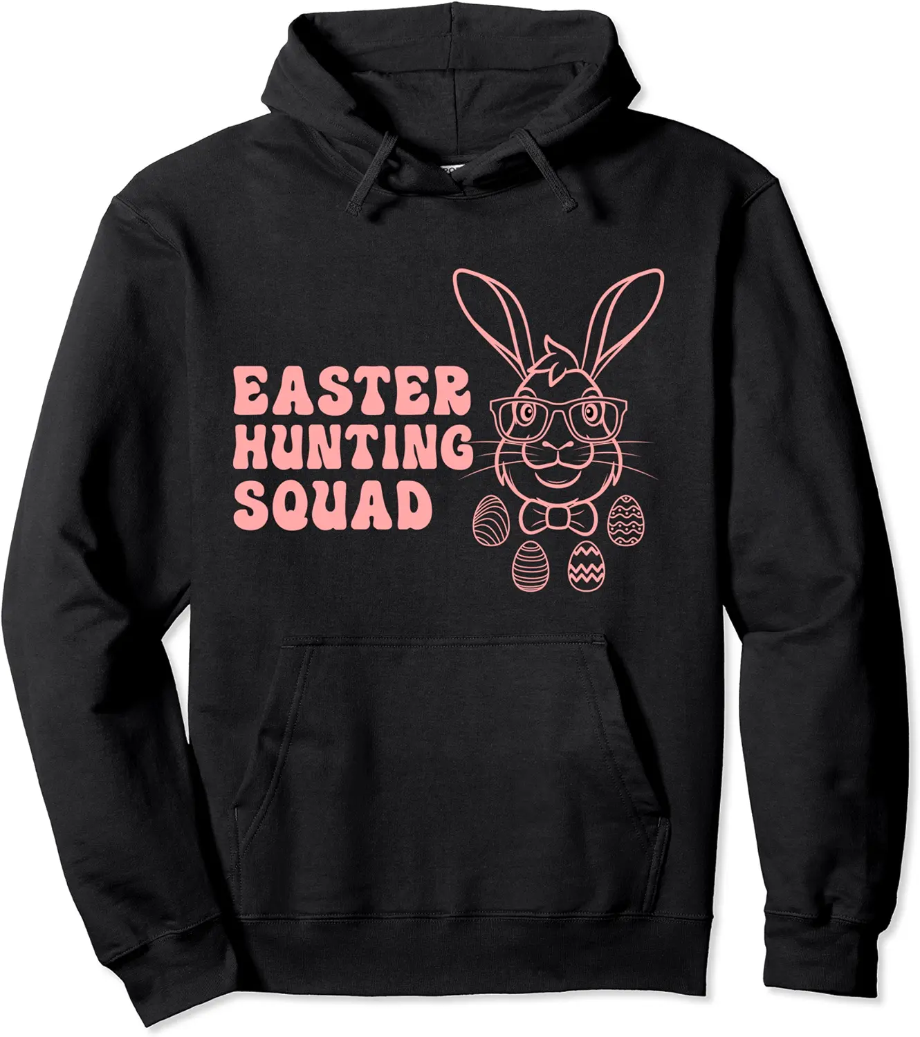 Cute Easter Bunny Egg Hunt Basket Easter Hunting Squad Pullover Hoodie - Griseldatu Shop 29B0BWFWXTCW
