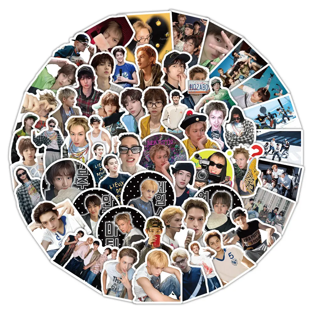 70pcs Heat CORTIS Men's Beauty Stickers, Decorative Decal, Cool Car Decoration, Suitable for Faith Based Designs Such As Scrapbooks, Laptops, Water Bottles, Cars, with Positive Information Sticker Decals, Stylish Car Merch
