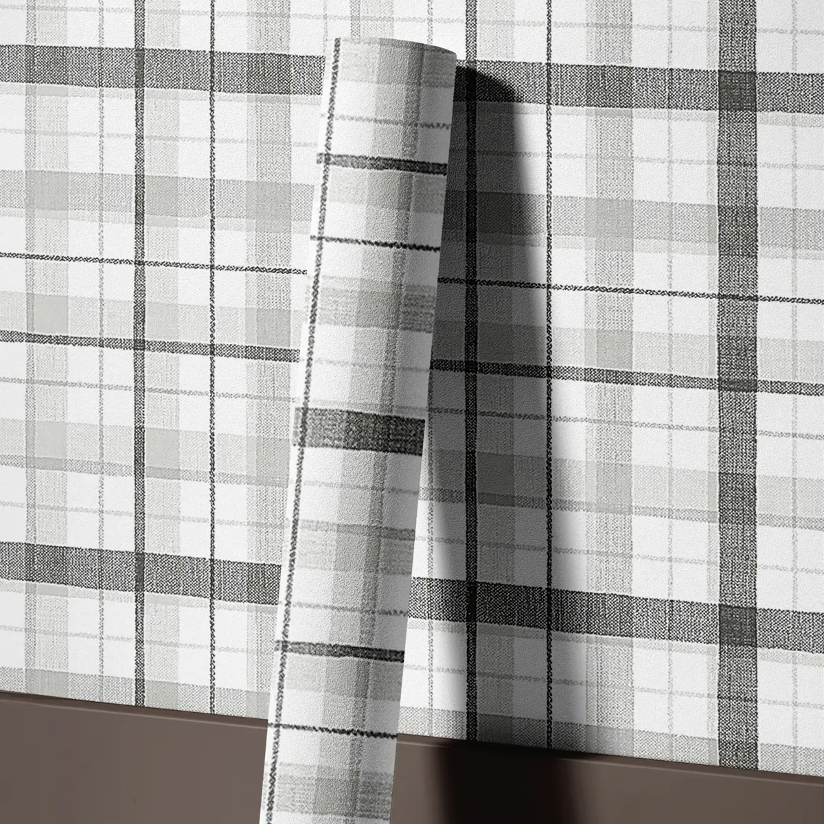 Checkered Wallpaper, Classic Plaid Design, Peel and Stick, Vibrant Colors, Easy to Match for Living Room, Bedroom and Interior Walls Decor, Self Adhesive Wallpaper