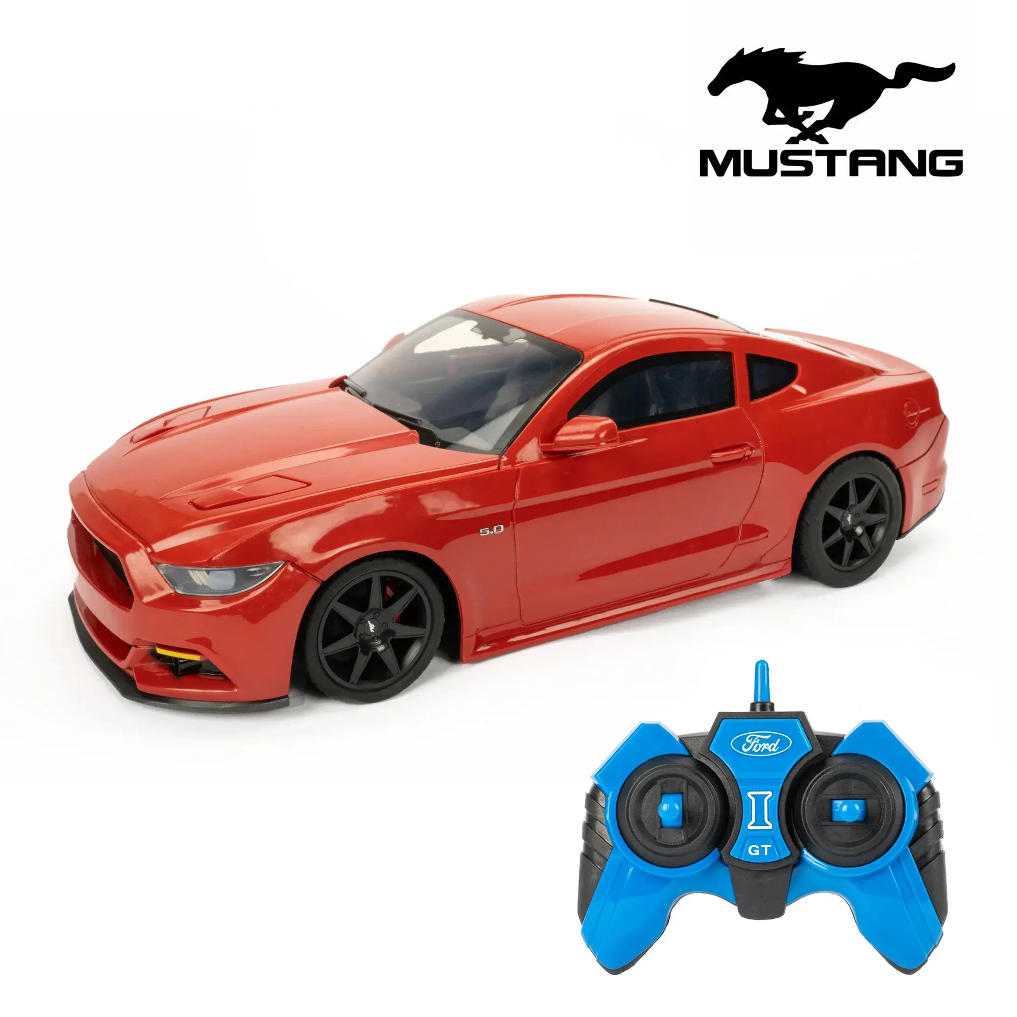 Ford Mustang GT & Ford Mustang Shelby 1:14 Electric RC Car Full Function Radio Control Officially Licensed Muscle Car with Rubber Tires & Durable Body Ready to Run, outdoor toy