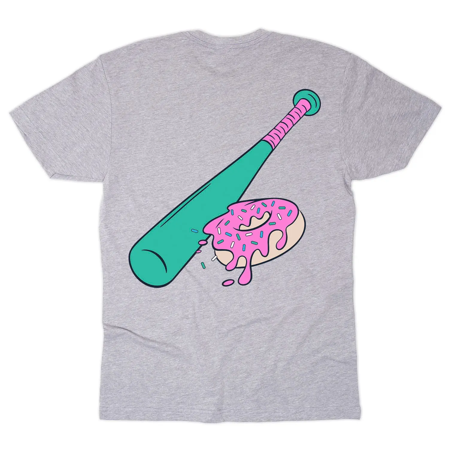 Baseball Short Sleeve T-Shirt - Donut Baseball (Back Design)