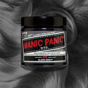 Alien Grey® - Classic High Voltage® Cool Medium Slate Gray Semi-Permanent Hair Dye