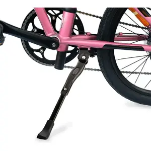 Universal Kids Bike Kickstand - Adjustable Folding Center Stand Bicycles| Sturdy Non-Slip Bike Rack for Boys & Girls| Easy Install Cycling Bracket for Children's & Youth Bikes