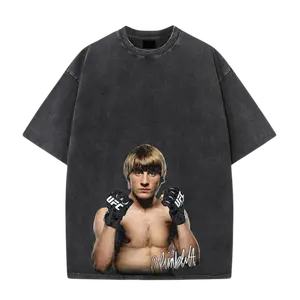 British MMA Fighter Padddy The Badddy Washed Tee, Mixed Martial Arts Unisex Apparel Men Women, Cage Fighting Fan Outfit Sports Supporter Gift | 100326.C00310.ID03