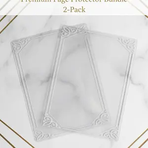 2-Pack Premium Coloring Book Page Protectors (8.5×11) | Especially 4 Me