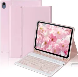 iPad A16 Case (2025, 11"), iPad 10th Generation Case with Keyboard (2022, 10.9"),  Detachable Keyboard, Pencil Holder ()