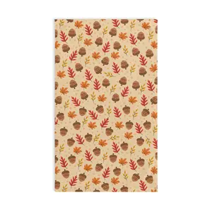 Subtle F*ck Trump Fall Hand Towel, Funny Political Home Decor, Acorn Leaves Kitchen Towel, Sarcastic Liberal Host Gift, Fall Autumn Decor