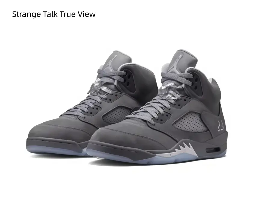 Matte Dark Grey Synthetic Leather & Mesh High Top Sneakers Transparent Crystal Outsole Retro Shock Absorb Basketball Trainers Men Streetwear Daily Sports Shoes