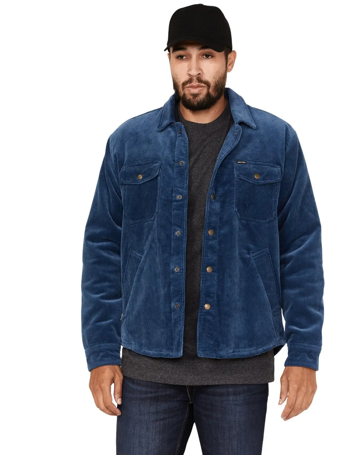 Brixton Men's Durham Sherpa Lined Jacket - 03362-Joblu