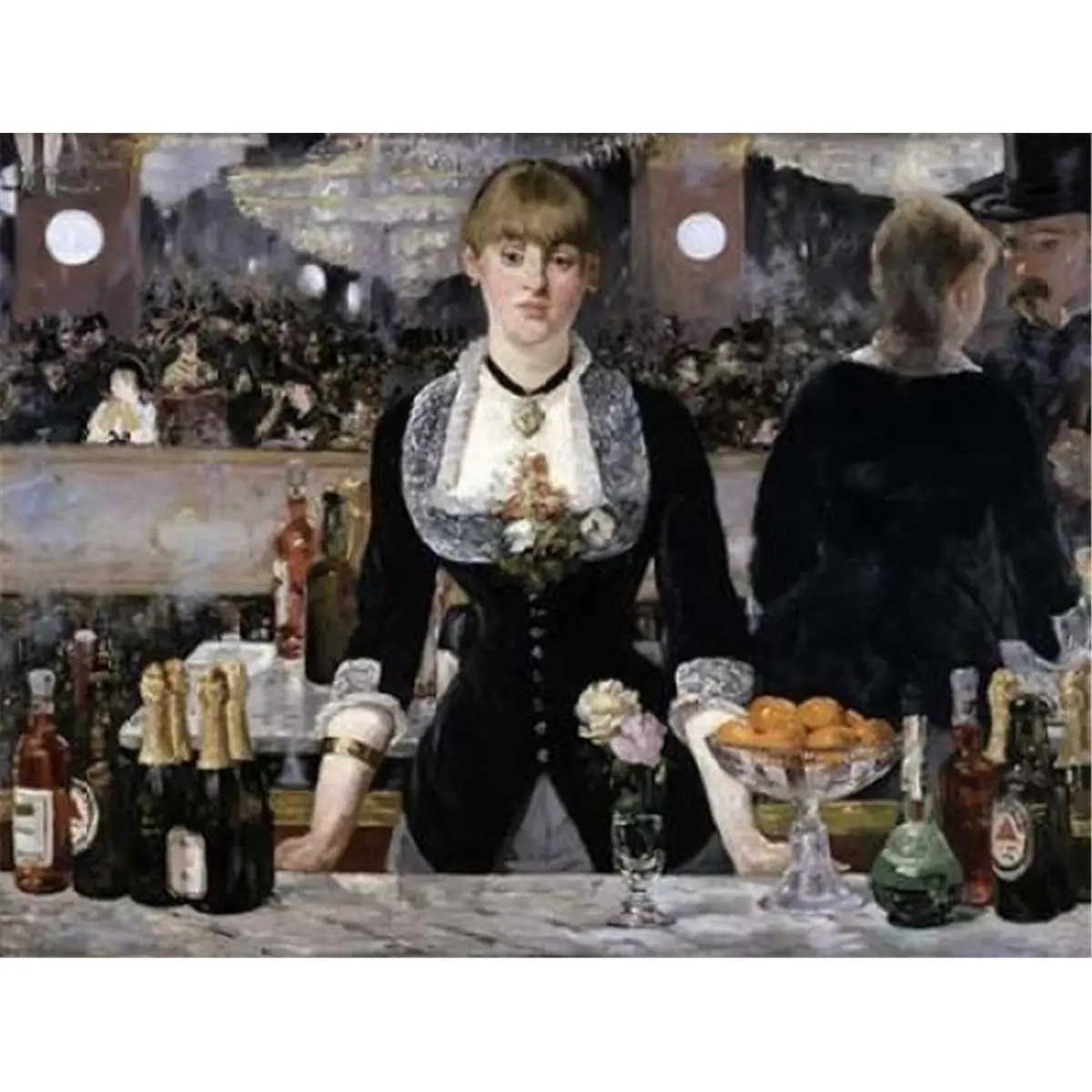 Bar At The Folies-Bergeres Poster Print by Edouard Manet, 11 x 14 - Small