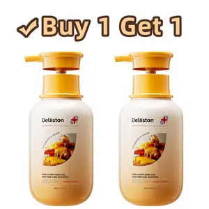 Ginger Shampoo Men Women's Hair Care, Strengthening, Sulfate-Free | For All Hair Types Strengthening & Nutritious Shampoo | Moisturizing & Nourishing