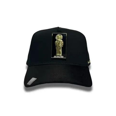 San Judas Big Boss SnapBack Hat for Men Classic Style Premium Materials Suede Bill 5 Panel Adjustable Luxury Cotton Cap