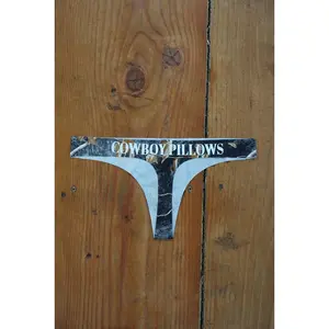 Black Camo Cowboy Pillows Undies