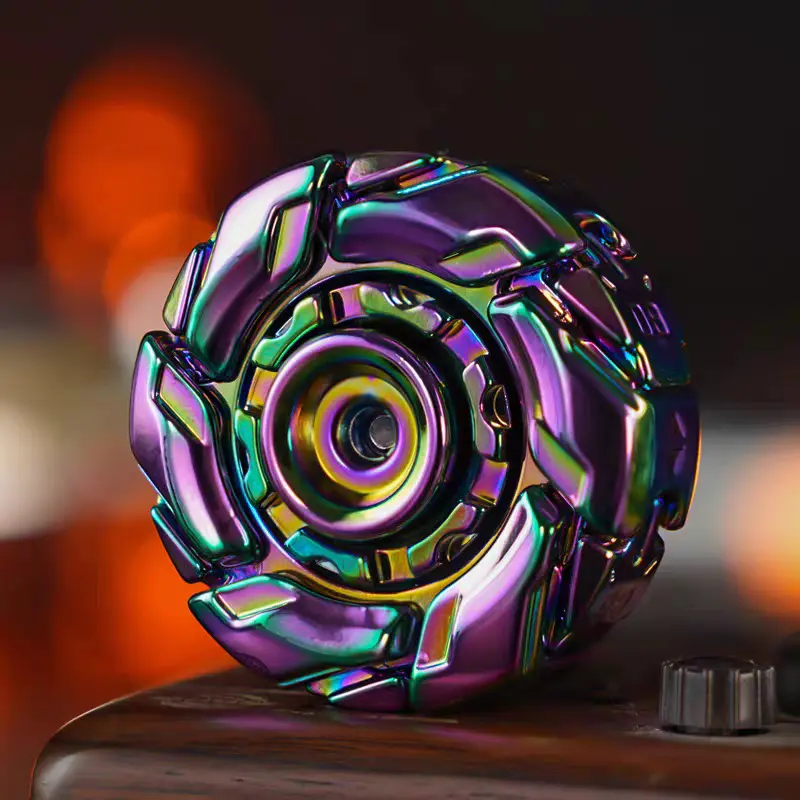 Fidget Spinner Metal Chain Mail Adult Stress Relief Toy Global Selected High Speed Spinning Gyroscope Hand Spinner for Focus Anxiety Relief