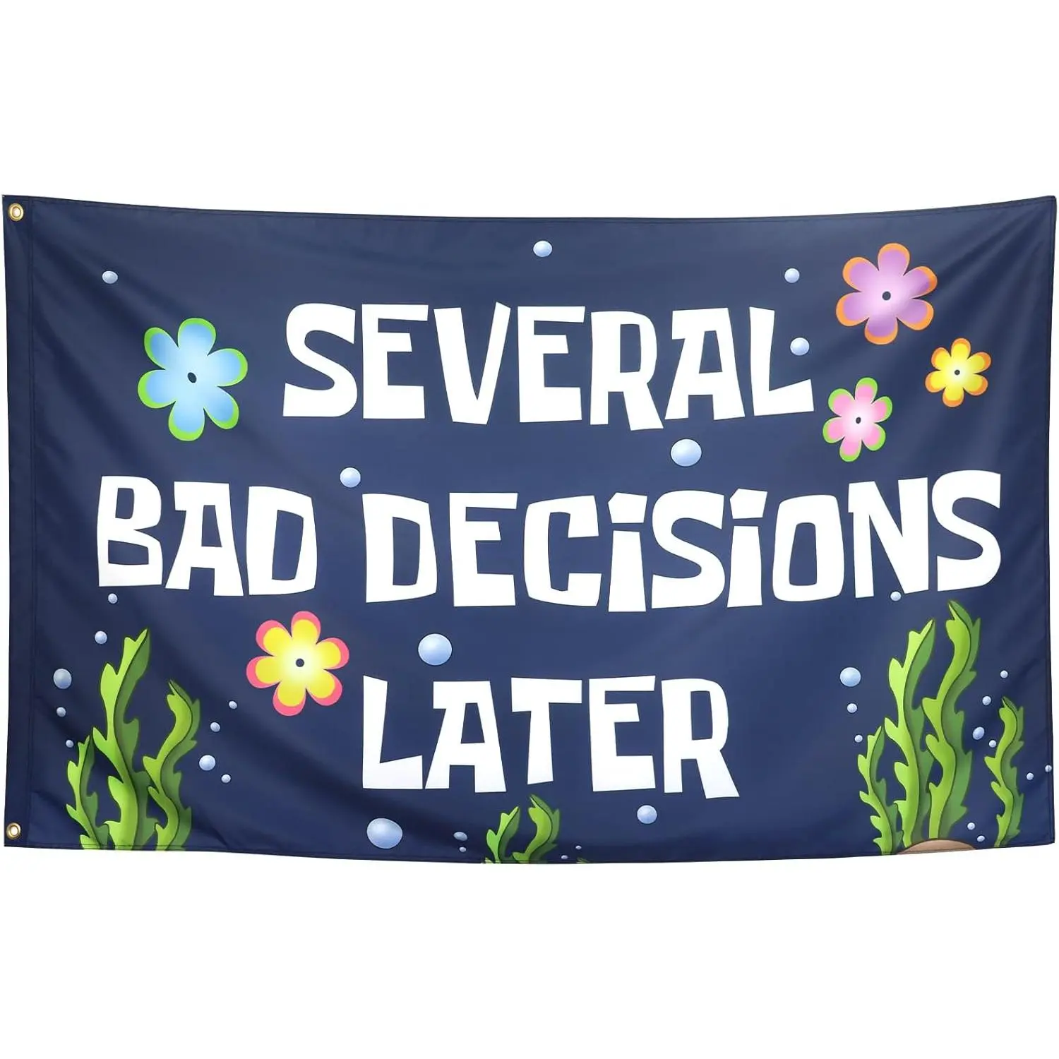Spongebob SquarePants tapestry flag Cool Funny Flags For Room Guys Meme Banner 60in x 40in   College Dorm Bedroom Wall Man Cave Frat tapestriesfunny tapestry poster  home decor banner wall art bedroom accessories hanging gift