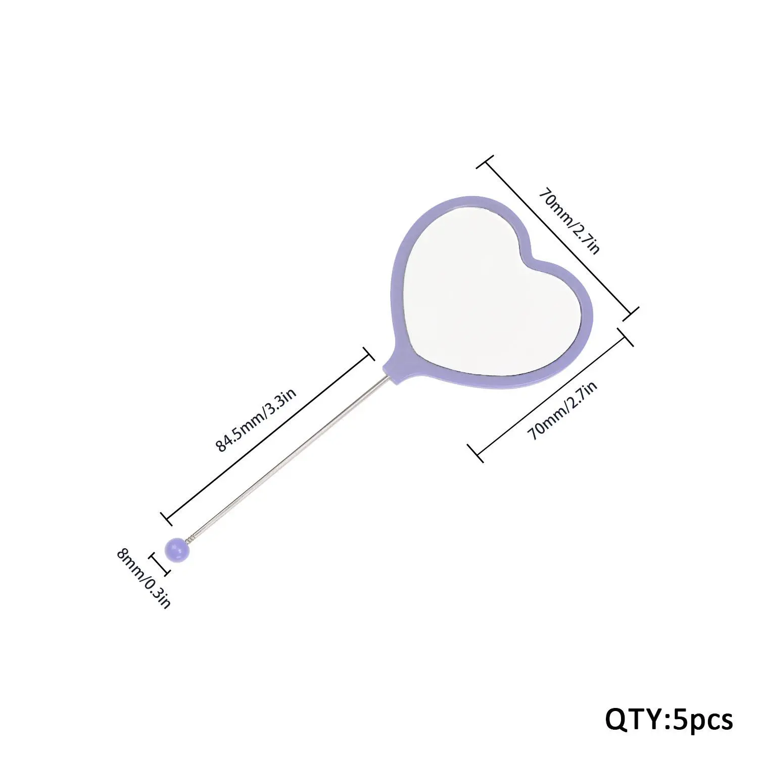 Purple ZK476012 5PCS