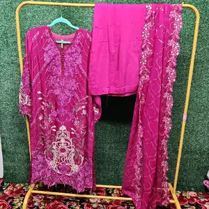 3 piece  party wear pakistani dress