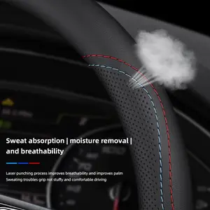 Honda Dedicated Steering Wheel Cover Car Interior Accessories For Honda Civic Fit Jazz Accord Pilot CRV Odyssey Passport City