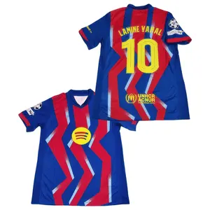 2025 2026 Home 10# Yamal Short Sleeve Soccer Jersey