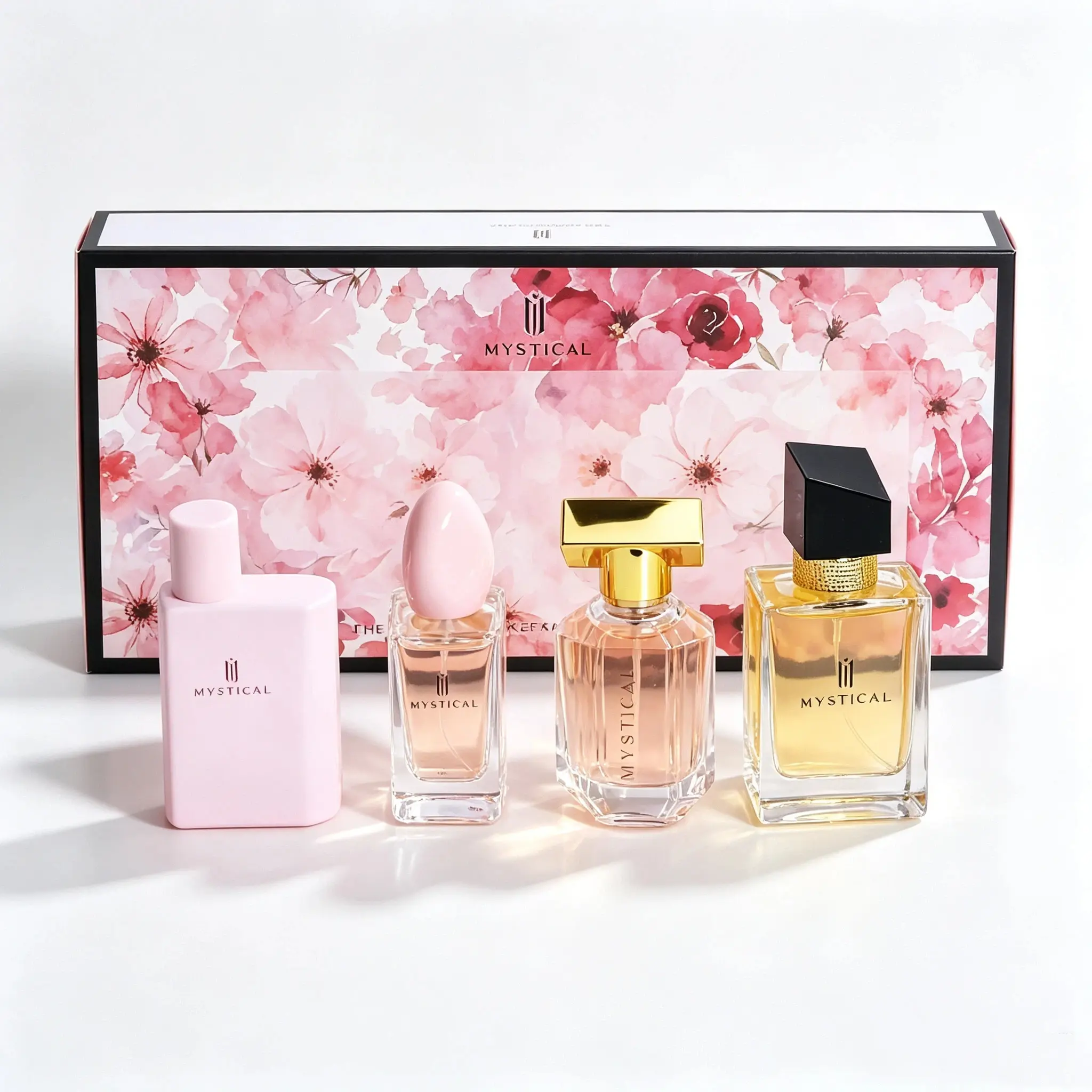 mystical woman Pheromone Perfume Set, 4 Bottles 30ml Each, Romantic Floral Fruity Scent, portable travel size, Mini Perfume, Gift for Birthday, Valentine’s Day , vanilla perfume, long lasting perfumes, perfume para hombres, great holiday gift, fancy love