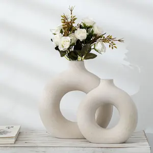 Frosted Pebble Ceramic Vase