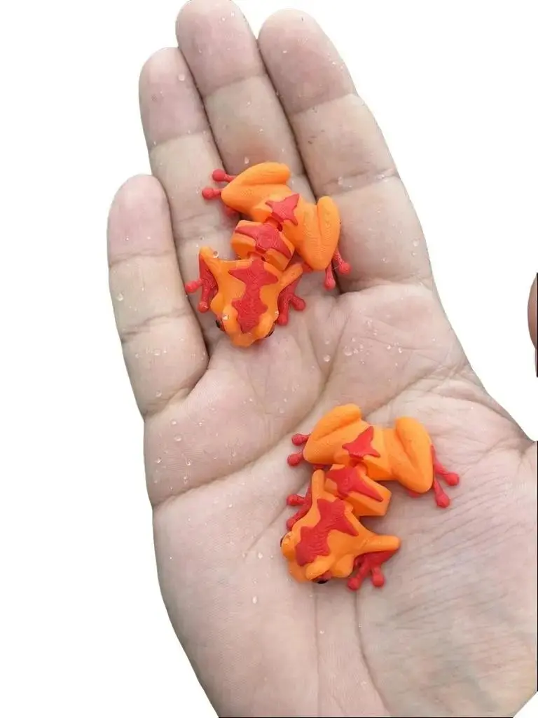 Mini Flexi Frog – 3D Printed Articulated Toy