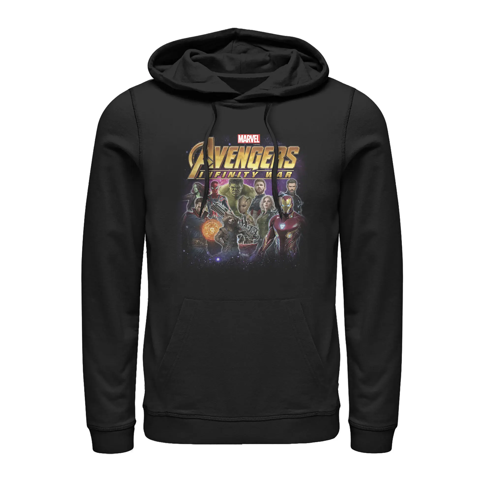 Men's Marvel Avengers: Infinity War Character Shot Pull Over Hoodie
