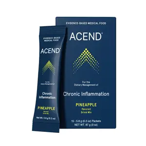 ACEND Chronic Inflammation Support Drink Mix, Vitamin Drink with Probiotics/Polyphenols, 5.8g (15 Packets) Healthcare
