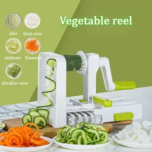 Manual vegetable shredder, stainless steel blade efficient shredding, easy processing of potatoes carrots