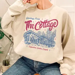 Heated Rivalry The Cottage Graphic Sweatshirt, Coming To The Cottage Romance Hockey Book Movie Pullover Hoodie For Men & Women